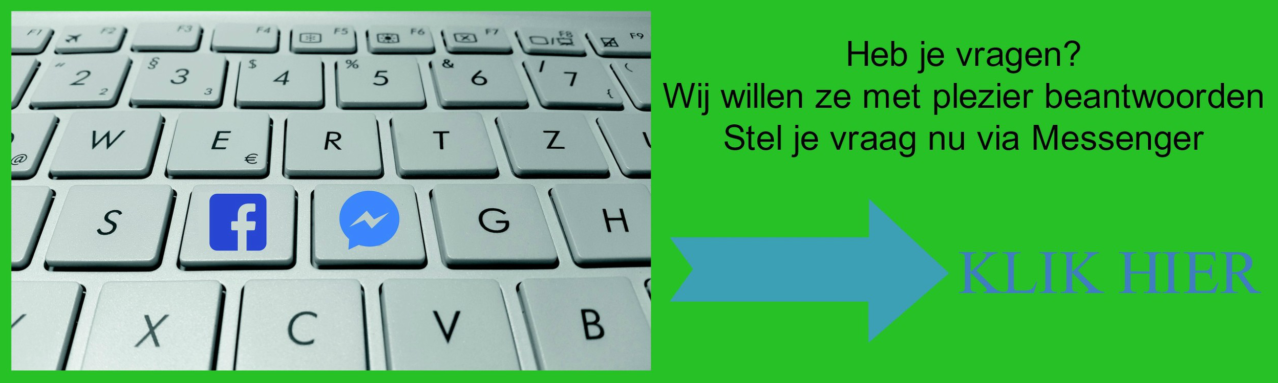 Vragen via MEssenger