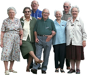 groep ouderen hoge bloeddruk