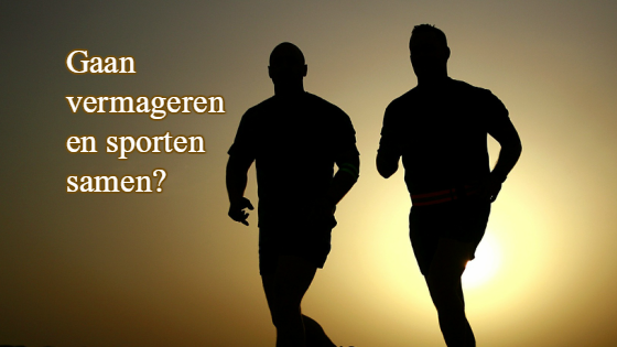 sporten vermageren