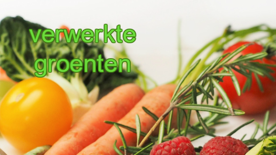 verwerkte groenten