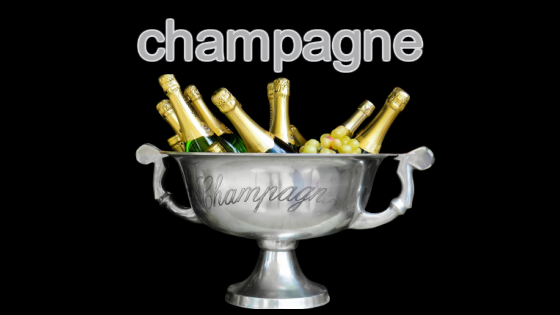 champagne drinken
