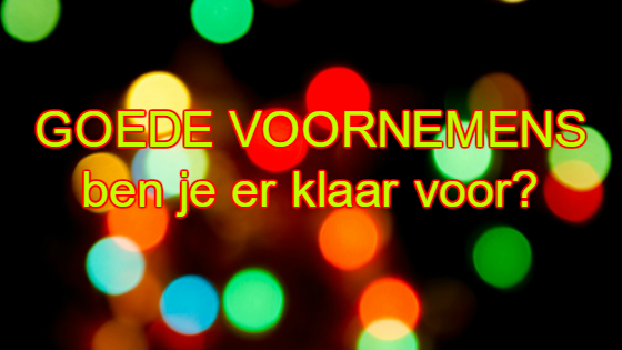 goede voornemens