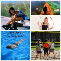 buikspieren in de zomer