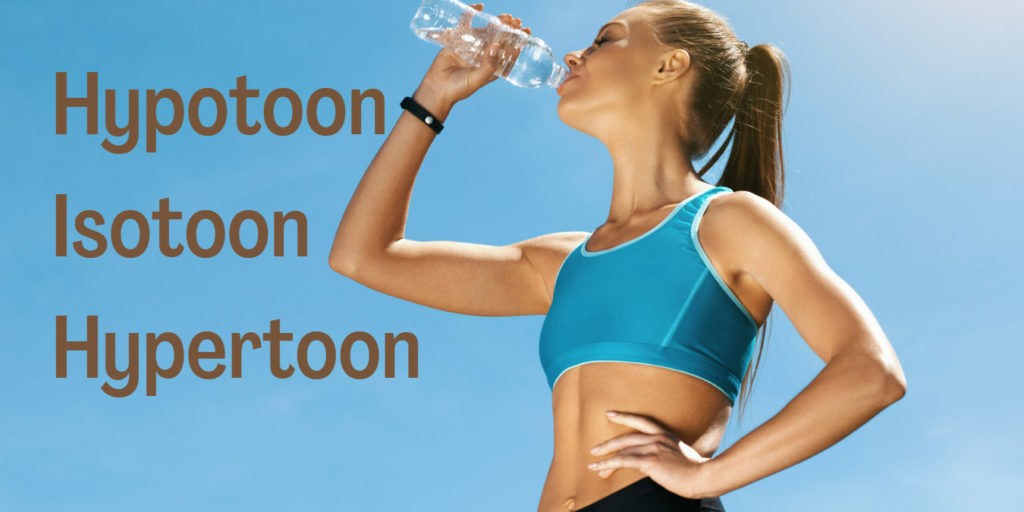 Hypotoon, Isotoon, hypertoon