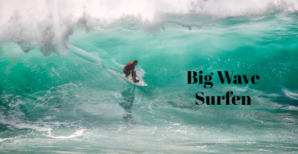 big wave surfen